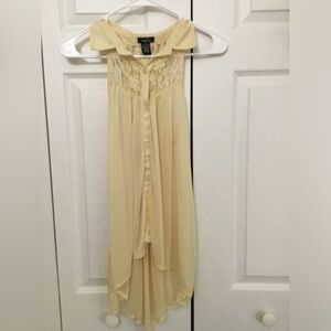 Rue21 Cream Lace Top M